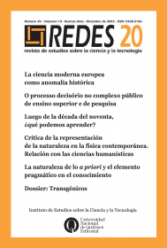 					View Vol. 10 No. 20 (2003): Redes N° 20
				